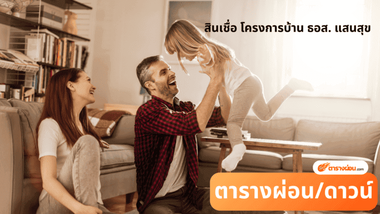 สินเชื่อ โครงการบ้าน ธอส. แสนสุข